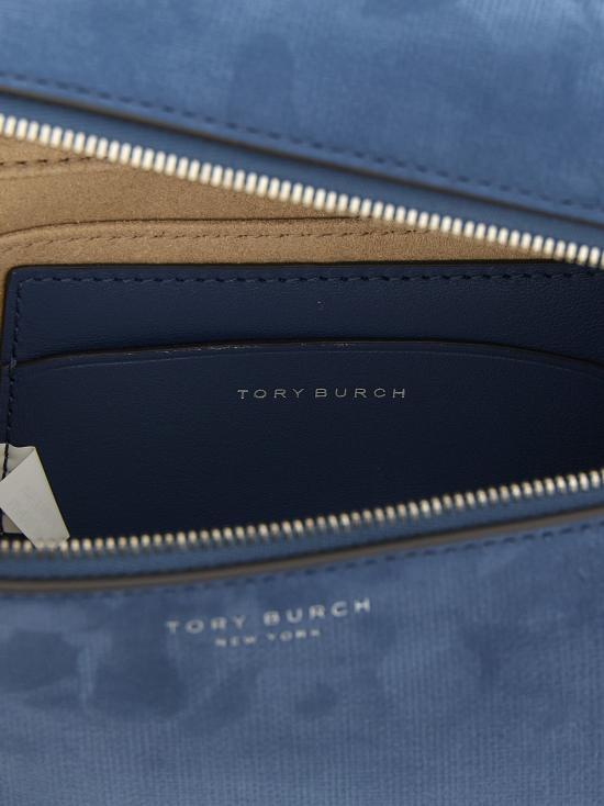 26FW 토리버치 토트백 로미 슬림 핸드백 블루 - TORY BURCH
