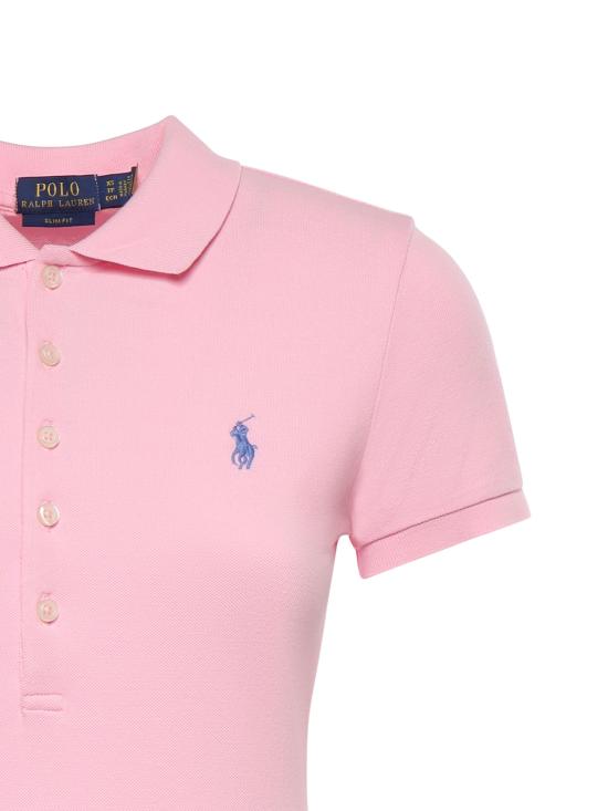26SS 폴로 랄프로렌 슬림핏 스트레치 폴로 셔츠 211B18200 010 PINK - POLO RALPH LAUREN