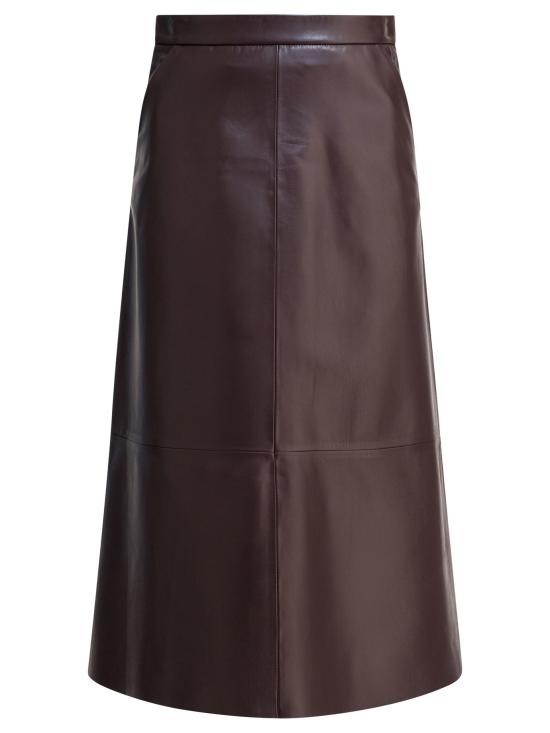 26FW 펄링바이지아니 롱 스커트 GWENDANAPPAGLOVEBORDEAUX