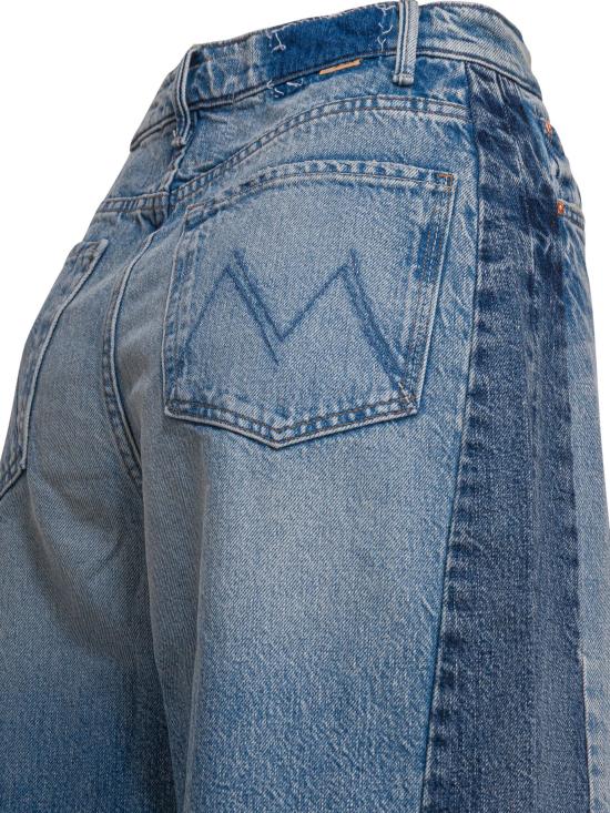 26FW 마더 데님 팬츠 패치워크 진 블루 - MOTHER
