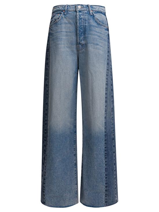 26FW 마더 데님 팬츠 패치워크 진 블루