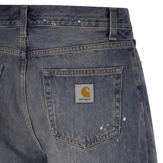26FW 칼하트 데님 숏팬츠 I037028 MEDIUM DENIM - CARHARTT
