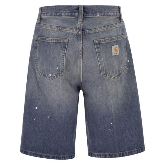 26FW 칼하트 데님 숏팬츠 I037028 MEDIUM DENIM - CARHARTT