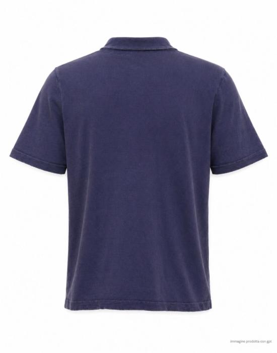 26FW 파브리지오 델 칼로 폴로 티셔츠 FF3077 Blue - FABRIZIO DEL CARLO