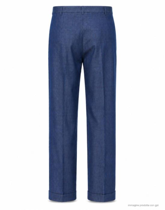 26FW 텔라 크루다 데님 팬츠 TNPT0006 DE0053 Blue - TELA CRUDA