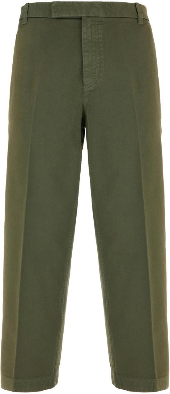 25FW 톰브라운 코튼 트윌 유틸리티 치노 팬츠 MTU335WF0576350 GREEN