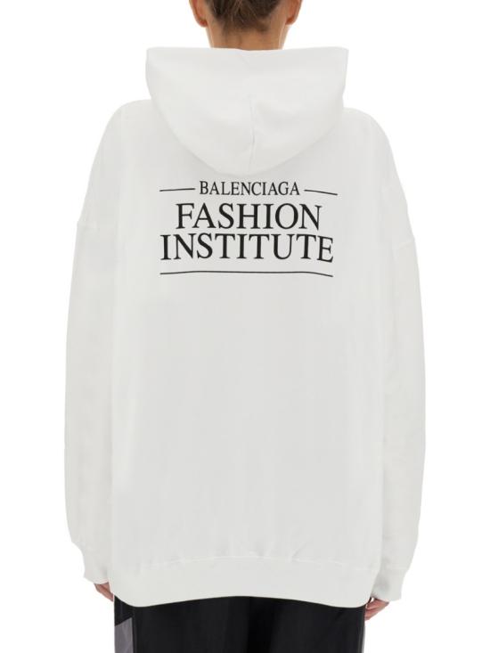  발렌시아가 후드 티셔츠 620947 TMVK19040 White - BALENCIAGA