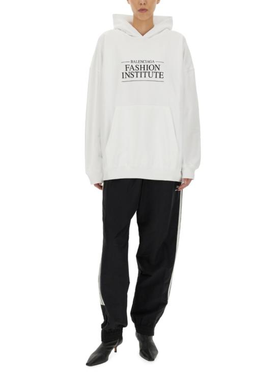  발렌시아가 후드 티셔츠 620947 TMVK19040 White - BALENCIAGA