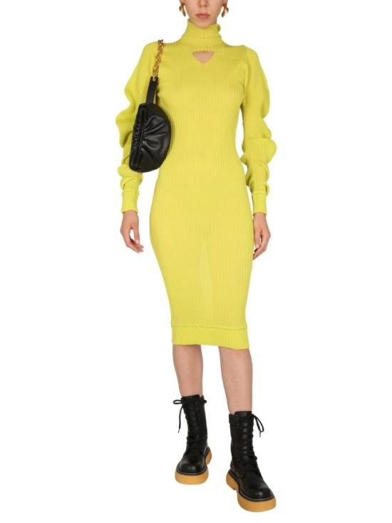  보테가베네타 미디 원피스 664686 V0ZF07275 Green - BOTTEGA VENETA