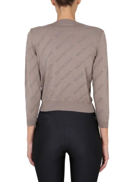  발렌시아가 가디건 706303 T32340966 Brown - BALENCIAGA