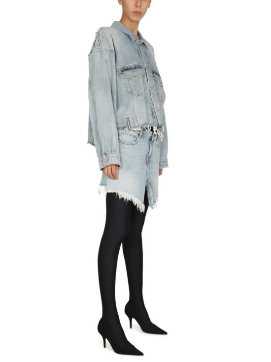  발렌시아가 데님 숏팬츠 704541 TDW144824 Blue - BALENCIAGA