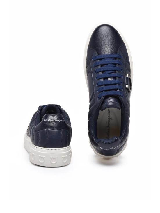 25SS 살바토레 페라가모 스니커즈 파란색 가죽 - SALVATORE FERRAGAMO