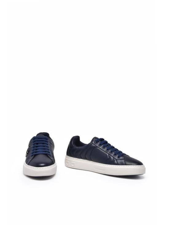 25SS 살바토레 페라가모 스니커즈 파란색 가죽 - SALVATORE FERRAGAMO