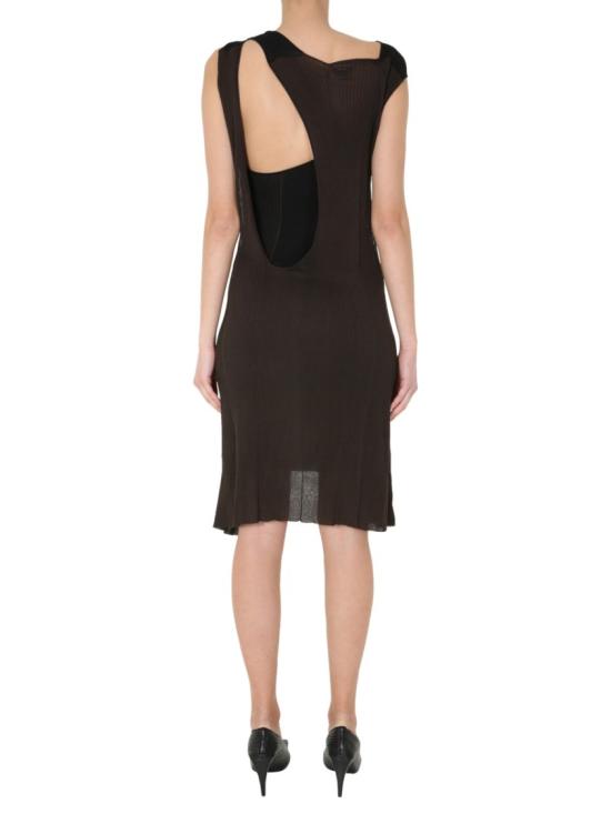  보테가베네타 미디 원피스 621282 VKTP02005 Brown - BOTTEGA VENETA