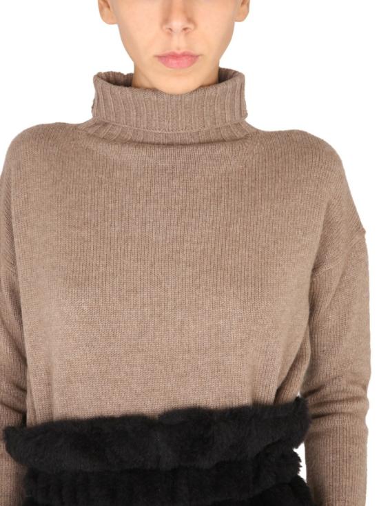 막스마라 터틀넥 TRAU 110007 Brown - MAX MARA