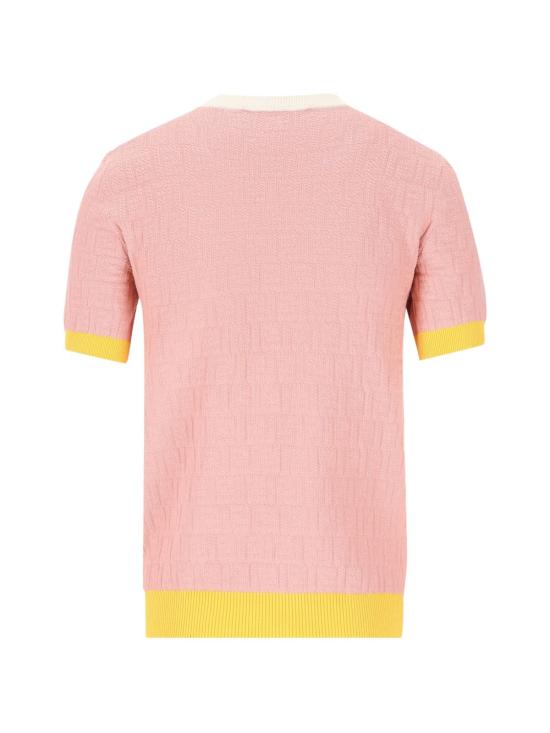 26SS 펜디 코튼 실크 스웨터 FZXE94 AW4S F1W0S LIGHT PINK DOM - FENDI