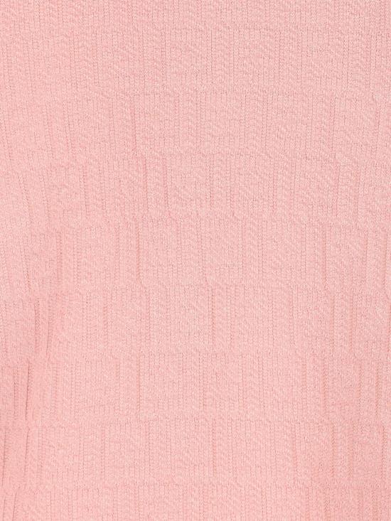 26SS 펜디 코튼 실크 스웨터 FZXE94 AW4S F1W0S LIGHT PINK DOM - FENDI