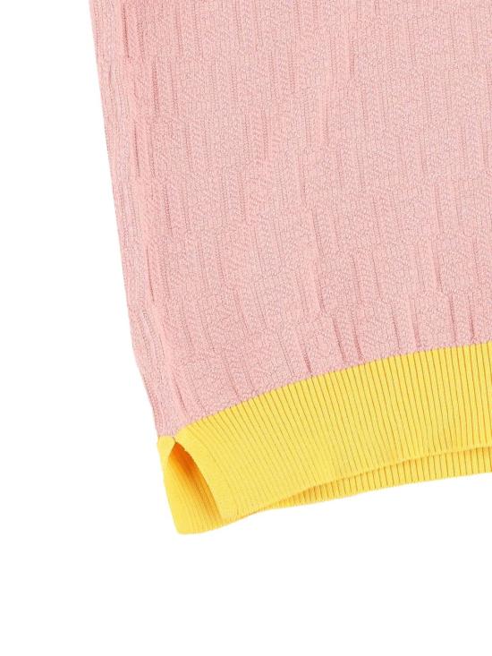 26SS 펜디 코튼 실크 스웨터 FZXE94 AW4S F1W0S LIGHT PINK DOM - FENDI