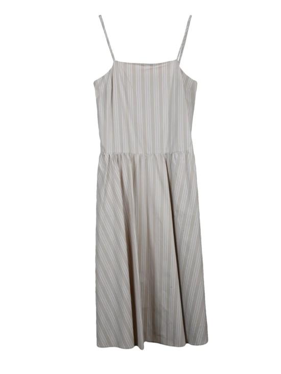25SS Mm By Max Mara 미디 원피스 에토레 드레스 - 베이지