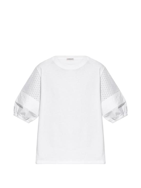 26SS 몽클레어 코튼 저지 산 갈로 티셔츠 8C00045 89AUO 001 WHITE DOM