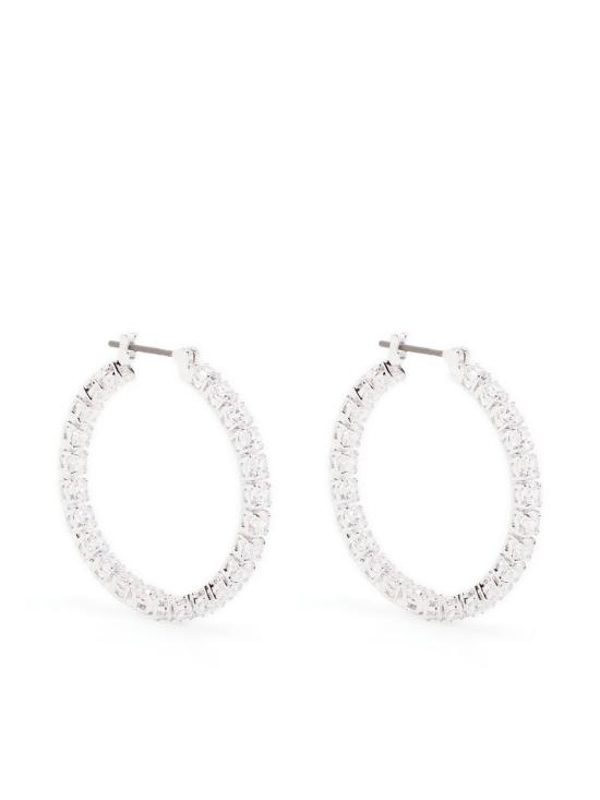 26SS 스와로브스키 이어링 5647715 WHITE DOM - SWAROVSKI