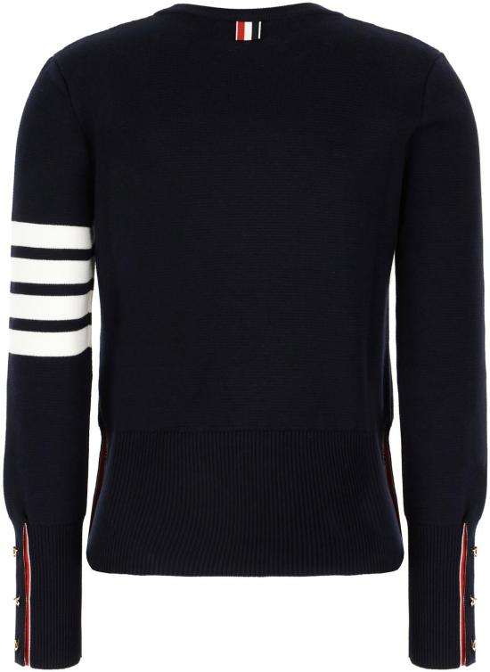 26FW 톰브라운 울 밀라노 스티치 클래식 4바 풀오버 니트 FKA239A00014415 BLUE - THOM BROWNE