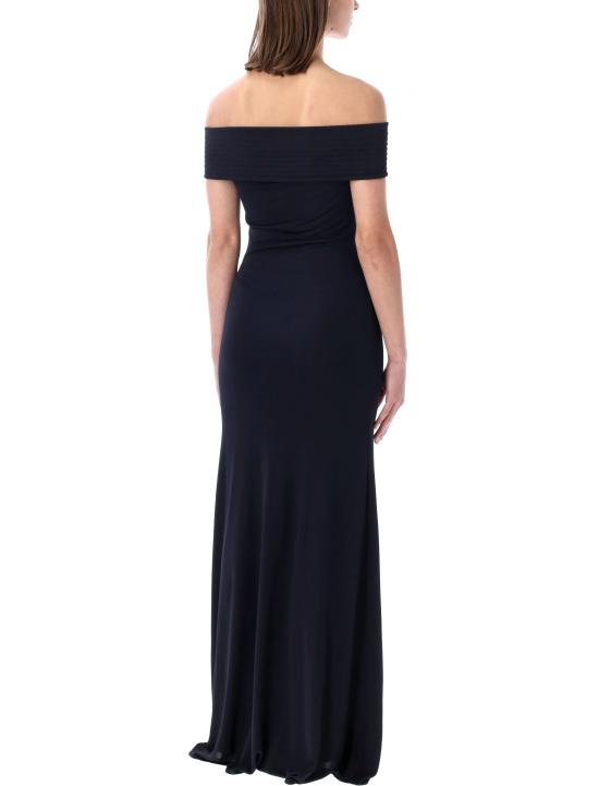 26SS 알라이아 미디 원피스 AA9R3051J090C 537 MINUIT BLUE - ALAIA