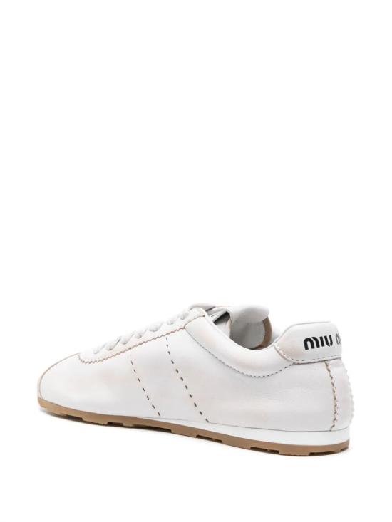  미우미우 플룸 블리치 스니커즈 5E114EF0053H02 F0009 WHITE - MIU MIU
