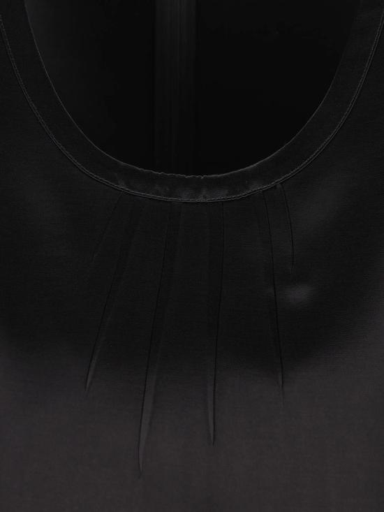26SS 생로랑 미디 원피스 870784Y1K44 1000 BLACK - SAINT LAURENT