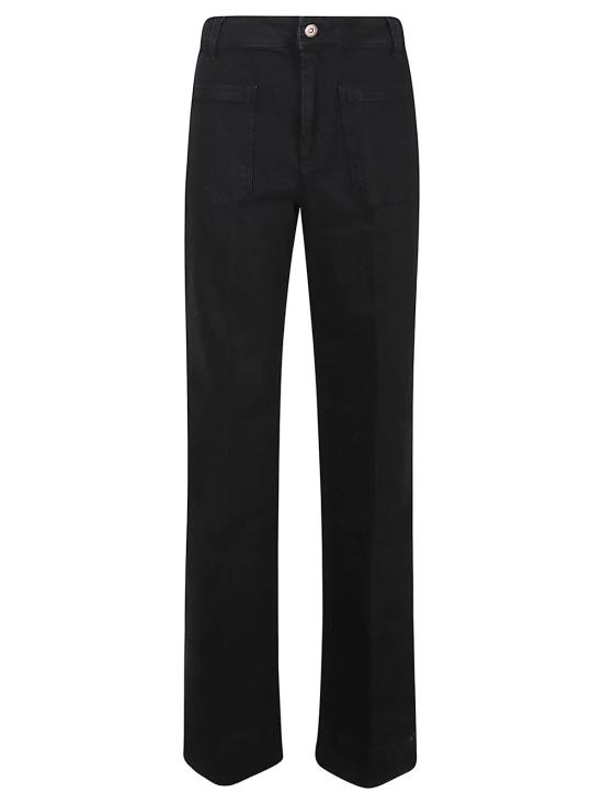 26FW 빅토리아 베컴 스트레이트 팬츠 1226DJE007252J 6763 BLACK