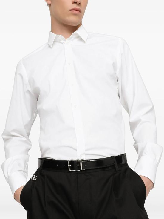 26FW 돌체앤가바나 긴팔 셔츠 G5EJ0TGK322 W0800 WHITE - DOLCE & GABBANA