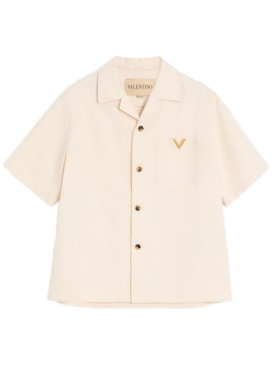 26SS 발렌티노 가라바니 반팔 셔츠 VDBA10B9W A03 NUDE NEUTRALS