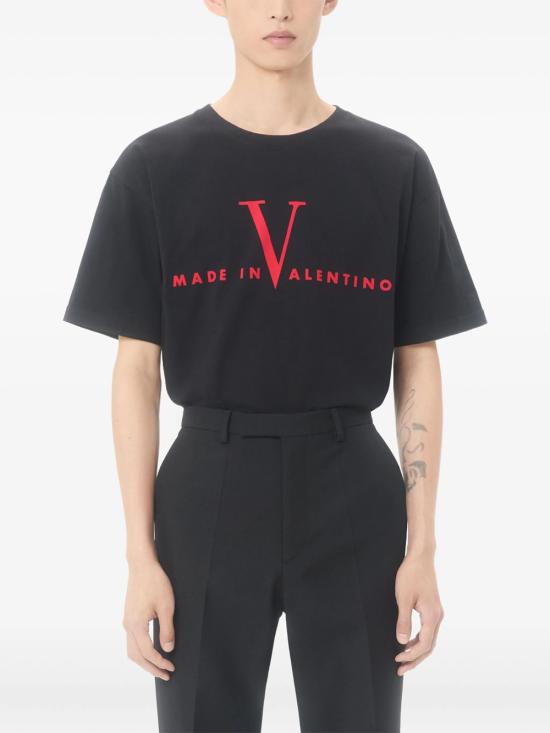 26SS 발렌티노 가라바니 반팔 티셔츠 VMG16PBAQ 0NR BLACK - VALENTINO GARAVANI