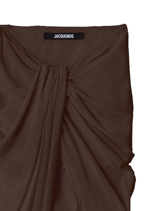26SS 자크뮈스 롱 스커트 SKW00084BW00565 850 BROWN - JACQUEMUS