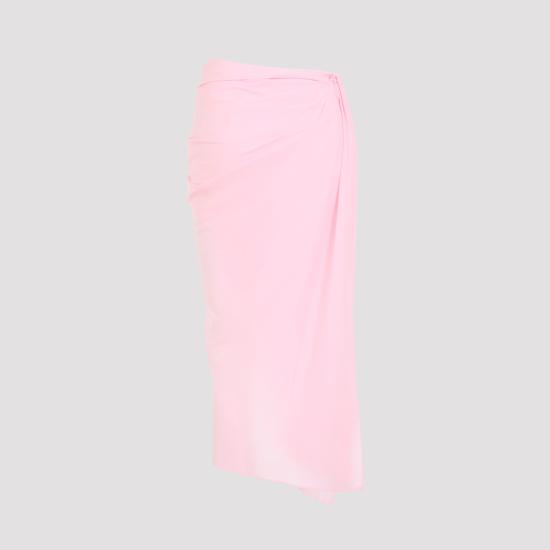 26SS 자크뮈스 롱 스커트 SKW00084BW00565 410 PINK - JACQUEMUS