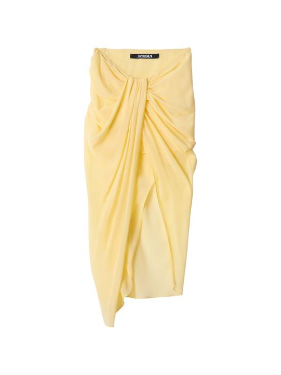 26SS 자크뮈스 롱 스커트 SKW00084BW00565 210 YELLOW