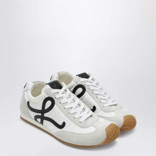 26FW 로에베 발레 러너 2.0 스웨이드 스니커즈 LBR2282X36NY 2101 WHITE
