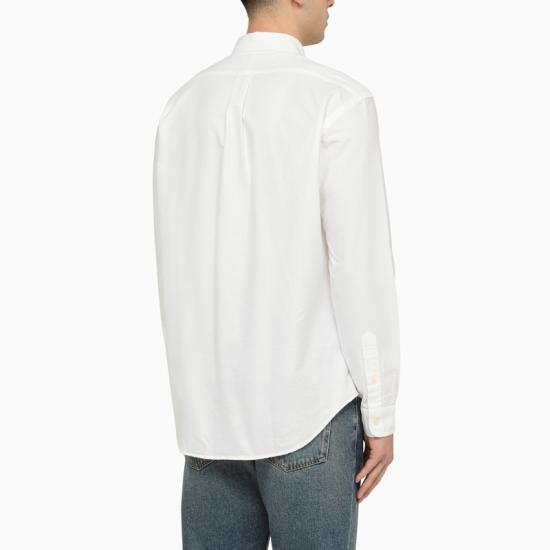 26FW 폴로 랄프로렌 컬러 포니 자수 커스텀 핏 버튼 다운 셔츠 710792041001CO WHT WHITE - POLO RALPH LAUREN