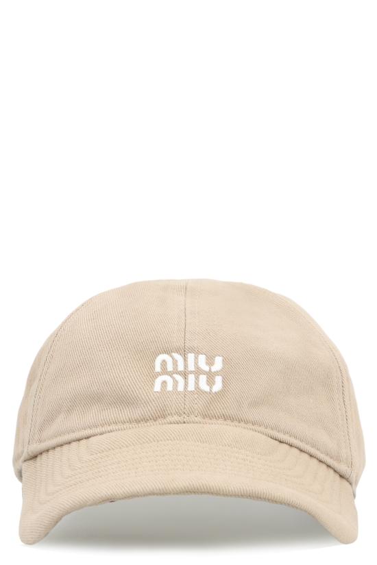 26FW 미우미우 플리스 베이스볼 캡 플리스 베이스볼 캡 5HC3692CR1 F0D2X BEIGE