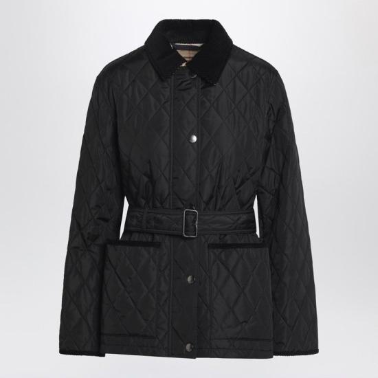 26FW 버버리 칠턴 퀼팅 자켓 8110378166468 A1189 BLACK