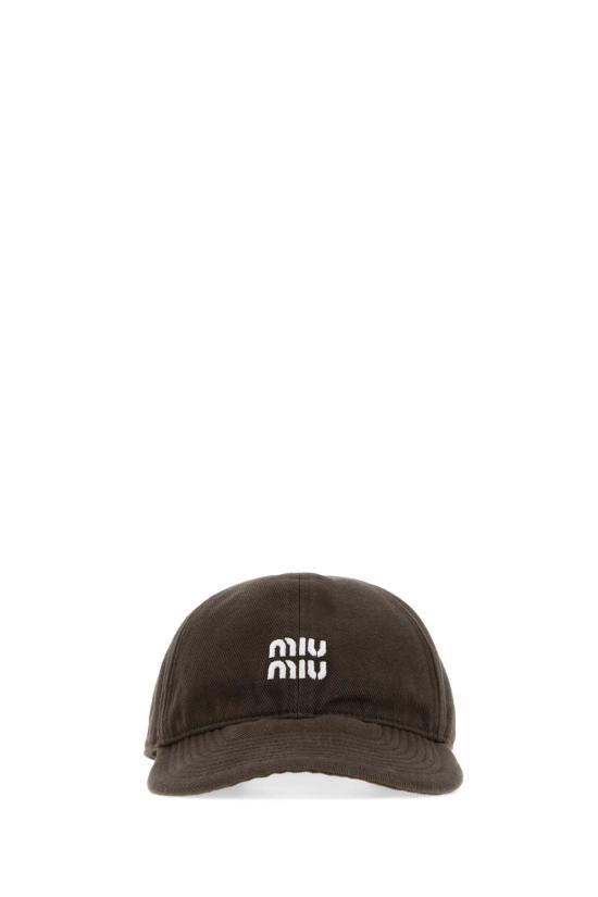 26FW 미우미우 플리스 베이스볼 캡 플리스 베이스볼 캡 5HC3692CR1 F0BMS BROWN