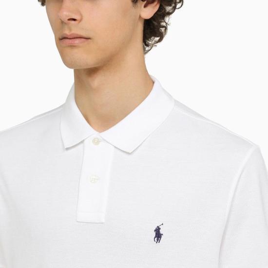 26FW 폴로 랄프로렌 폴로 티셔츠 710666998002CO WHT WHITE - POLO RALPH LAUREN