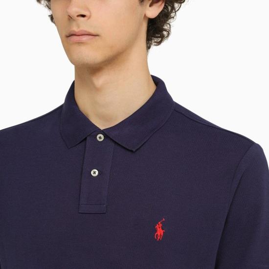 26FW 폴로 랄프로렌 폴로 티셔츠 710782592008CO NN BLUE - POLO RALPH LAUREN