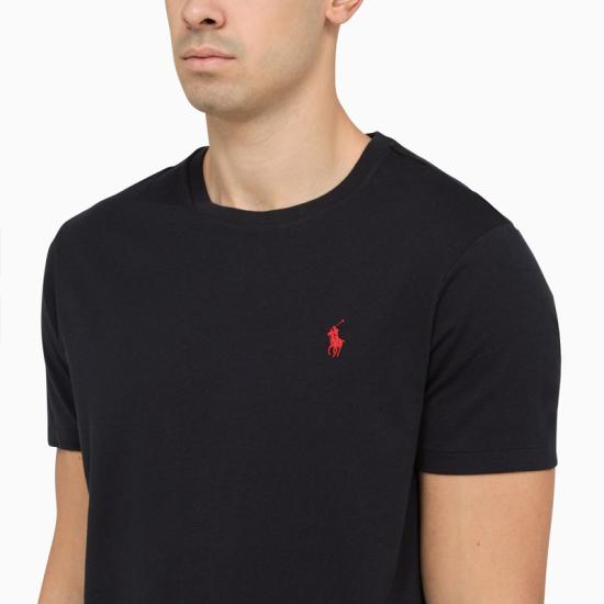 26FW 폴로 랄프로렌 반팔 티셔츠 710680785004CO IN BLACK - POLO RALPH LAUREN