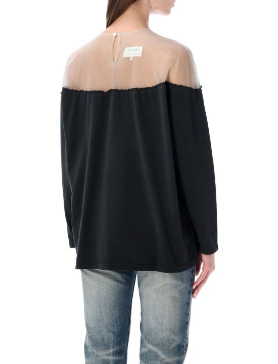 26SS MM6 메종마르지엘라 반팔 티셔츠 S62GD0213M20108 900 BLACK - MM6 MAISON MARGIELA