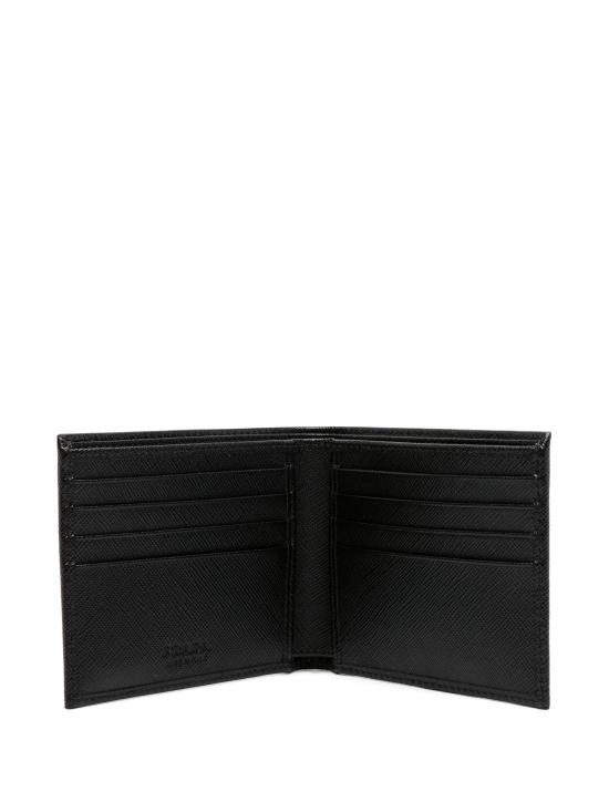 26FW 프라다 사피아노 레더 트라이앵글 로고 반지갑 2MO513QHH F0002 BLACK - PRADA