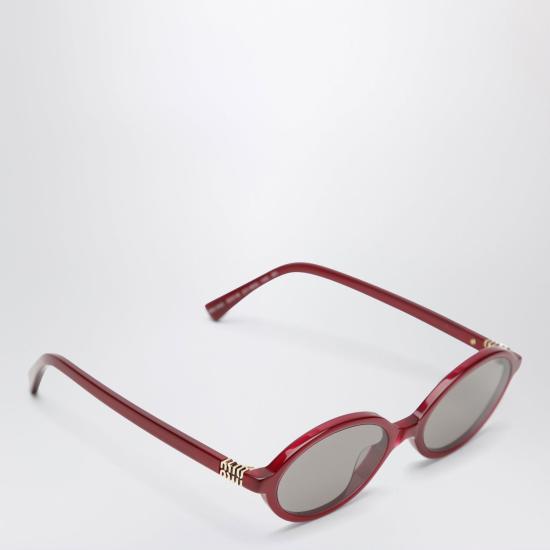 26SS 미우미우 선글라스 0MU04ZSPL 21I80Q BURGUNDY - MIU MIU