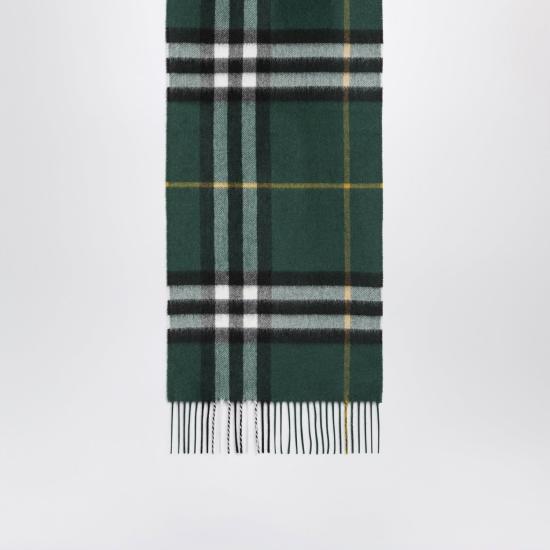 26FW 버버리 프린지 엠브로이더드 캐시미어 머플러 8094653110106 A9545 GREEN - BURBERRY
