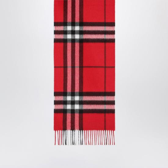 26FW 버버리 체크 캐시미어 스카프 8112640D110106 C3383 RED - BURBERRY