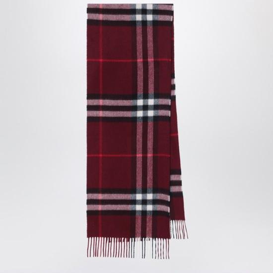 26FW 버버리 체크 캐시미어 스카프 8112639110106 A1308 RED